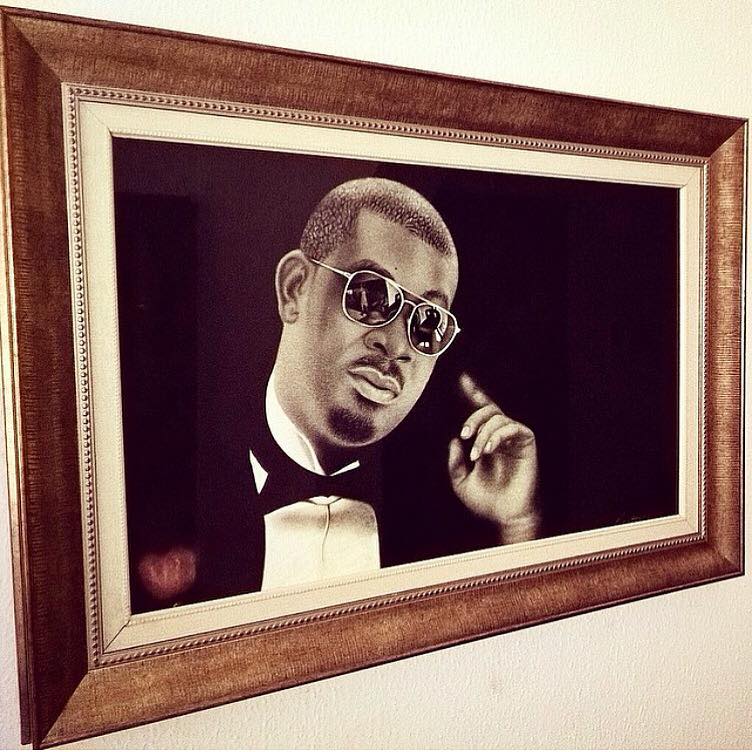 A painting of Don Jazzy | Photo: Facebook