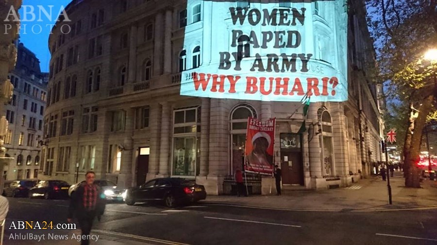 Buhari London Protest