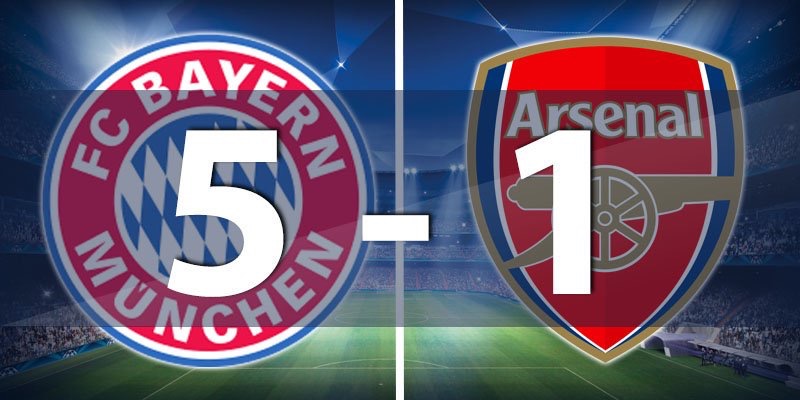 View Arsenal Vs Bayern Munich 5-1 Pictures