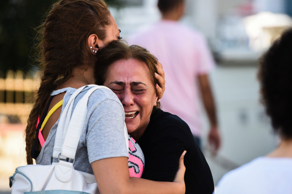 A mother of victims outside a morgue near Istanbul Atatürk Airport on Wednesday, a day after a triple suicide bombing at the airport killed at least 36 people. The attack, believed to have been carried out by Islamic State, was the fourth in Istanbul this year. BULENT KILIC/AGENCE FRANCE-PRESSE/GETTY IMAGES